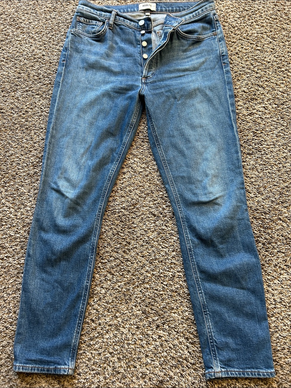 AGOLDE Nico High Rise Slim fit button fly jeans women’s Size 29